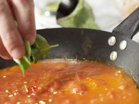 Auberginen-Spaghetti Zubereitung Schritt 4 Auberginen-Spaghetti Zubereitung Schritt 4