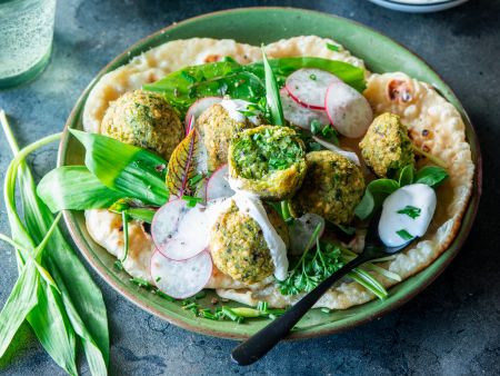 Bärlauch-Falafel