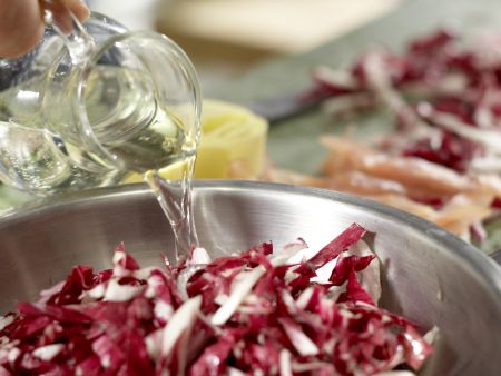 Bandnudeln mit Radicchio Zubereitung Schritt 5 Bandnudeln mit Radicchio Zubereitung Schritt 5