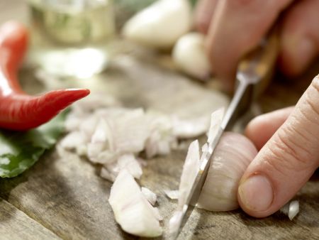 Basmatireis mit Krebsfleisch Zubereitung Schritt 1 Basmatireis mit Krebsfleisch Zubereitung Schritt 1