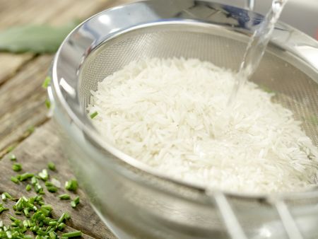 Basmatireis mit Krebsfleisch Zubereitung Schritt 3 Basmatireis mit Krebsfleisch Zubereitung Schritt 3