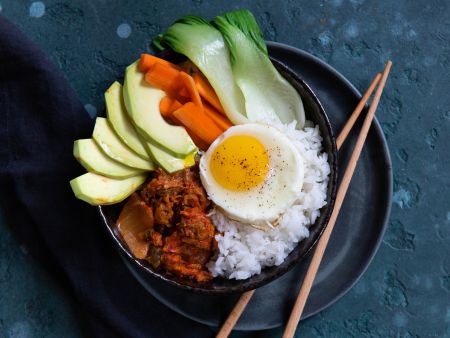 Bibimbap mit Leftover-Reis