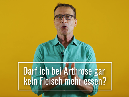 Darf ich bei Arthrose gar kein Fleisch mehr essen?