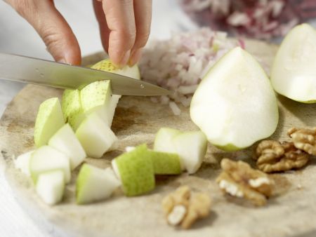 Birnen-Pasta Zubereitung Schritt 3 Birnen-Pasta Zubereitung Schritt 3