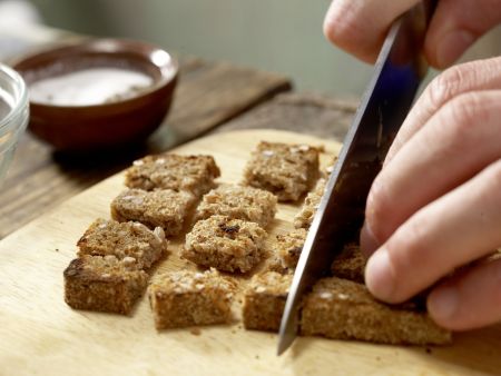 Blattsalat mit geräucherter Forelle Zubereitung Schritt 5 Blattsalat mit geräucherter Forelle Zubereitung Schritt 5