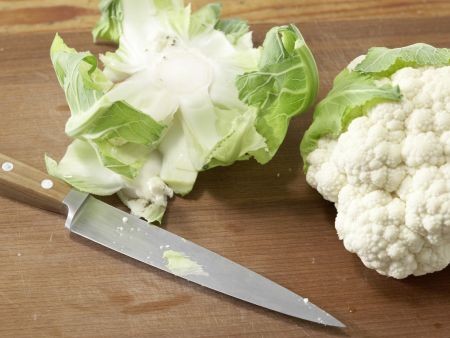 Blumenkohl mit Roastbeef Zubereitung Schritt 1 Blumenkohl mit Roastbeef Zubereitung Schritt 1