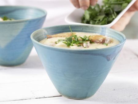 Blumenkohlcremesuppe Zubereitung Schritt 9 Blumenkohlcremesuppe Zubereitung Schritt 9
