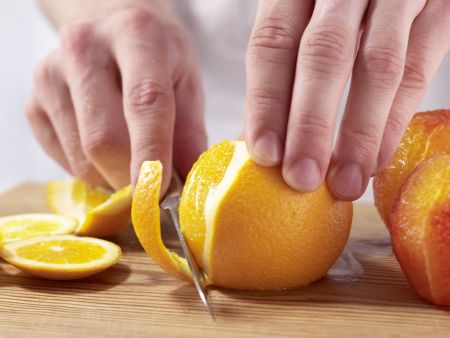 Blutorangensalat Zubereitung Schritt 1 Blutorangensalat Zubereitung Schritt 1