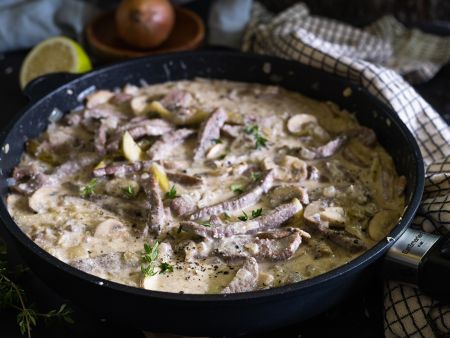 Boeuf Stroganoff
