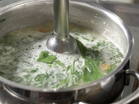 Bohnen-Bärlauch-Suppe Zubereitung Schritt 7 Bohnen-Bärlauch-Suppe Zubereitung Schritt 7