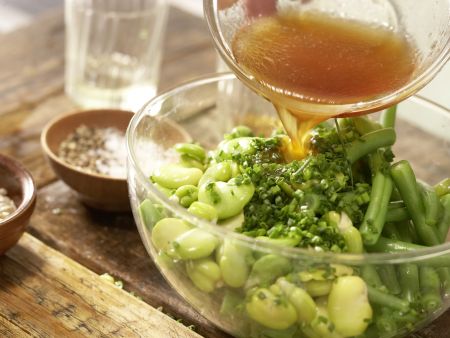 Bohnen-Birnen-Salat Zubereitung Schritt 8 Bohnen-Birnen-Salat Zubereitung Schritt 8