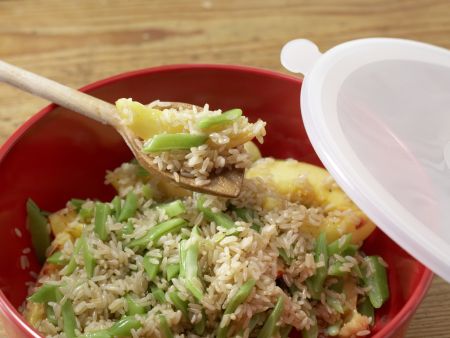 Bohnen-Reis-Salat Zubereitung Schritt 8 Bohnen-Reis-Salat Zubereitung Schritt 8