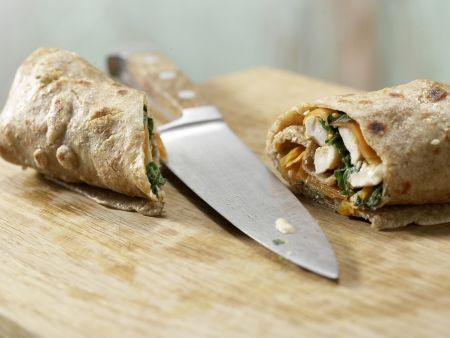 Brennnessel-Hähnchen-Wraps Zubereitung Schritt 11 Brennnessel-Hähnchen-Wraps Zubereitung Schritt 11