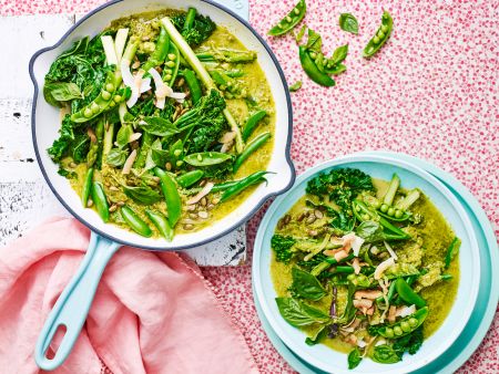 Brokkoli-Spargel-Curry