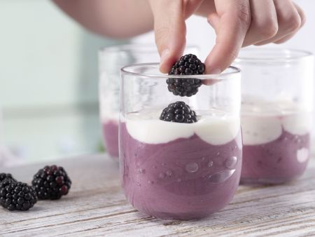 Brombeer-Schichtjoghurt Zubereitung Schritt 4 Brombeer-Schichtjoghurt Zubereitung Schritt 4