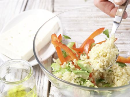 Bulgur-Avocado-Salat Zubereitung Schritt 6 Bulgur-Avocado-Salat Zubereitung Schritt 6