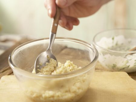 Bulgur-Melonen-Salat Zubereitung Schritt 6 Bulgur-Melonen-Salat Zubereitung Schritt 6