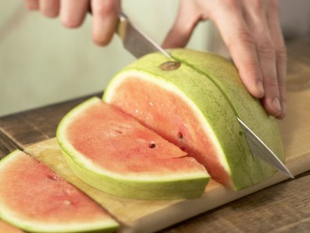 Bulgur-Melonen-Salat Zubereitung Schritt 7 Bulgur-Melonen-Salat Zubereitung Schritt 7