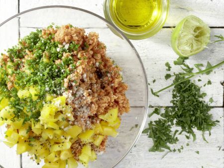 Bulgur-Paprika-Salat Zubereitung Schritt 7 Bulgur-Paprika-Salat Zubereitung Schritt 7
