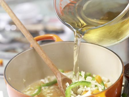 Bunte Gemüsesuppe Zubereitung Schritt 8 Bunte Gemüsesuppe Zubereitung Schritt 8