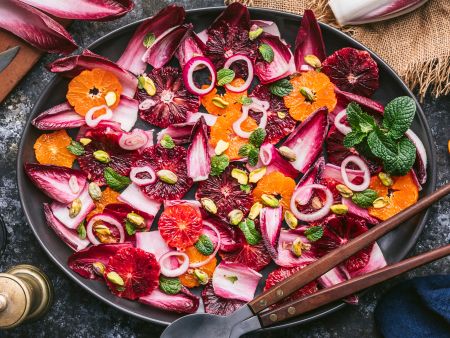 Bunter Zitrus-Radicchio-Salat
