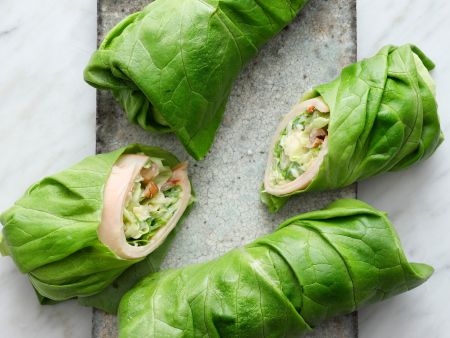 Caesar-Salat-Wraps mit Hähnchen