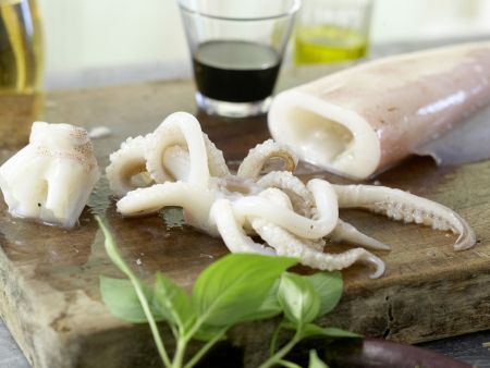 Calamari-Pfanne Zubereitung Schritt 2 Calamari-Pfanne Zubereitung Schritt 2
