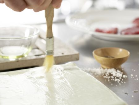Carpaccio vom Rinderfilet – smarter Zubereitung Schritt 1 Carpaccio vom Rinderfilet – smarter Zubereitung Schritt 1