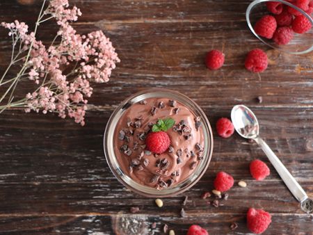 Cashew-Schoko-Pudding