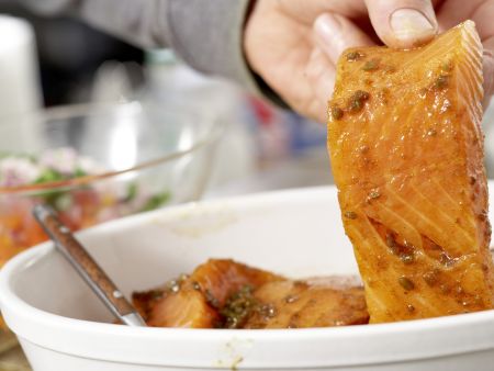 Chili-Lachsfilet Zubereitung Schritt 11 Chili-Lachsfilet Zubereitung Schritt 11