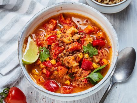 Chili sin Carne mit Sommergemüse