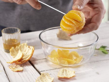 Clementinen-Joghurt Zubereitung Schritt 1 Clementinen-Joghurt Zubereitung Schritt 1