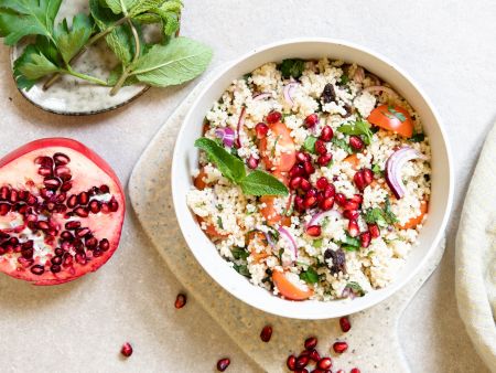 Couscous-Salat mit Rosinen Rezept