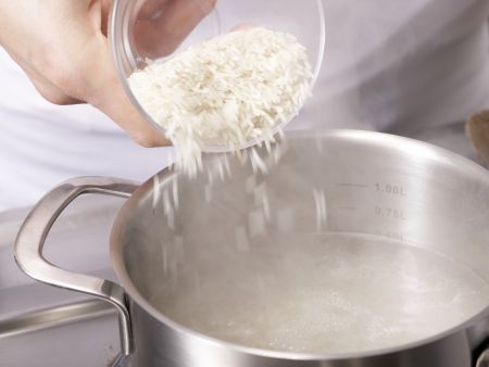 Cremiger Joghurt-Reis Zubereitung Schritt 1 Cremiger Joghurt-Reis Zubereitung Schritt 1