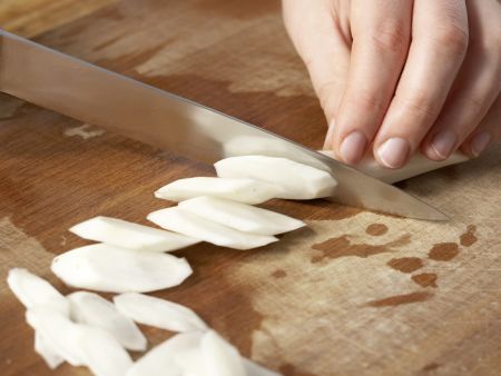 Crêpe-Päckchen Zubereitung Schritt 8 Crêpe-Päckchen Zubereitung Schritt 8