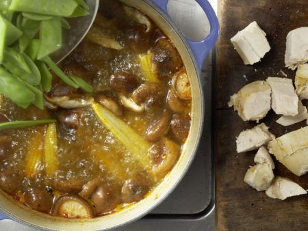 Curry-Hühnersuppe Zubereitung Schritt 8 Curry-Hühnersuppe Zubereitung Schritt 8