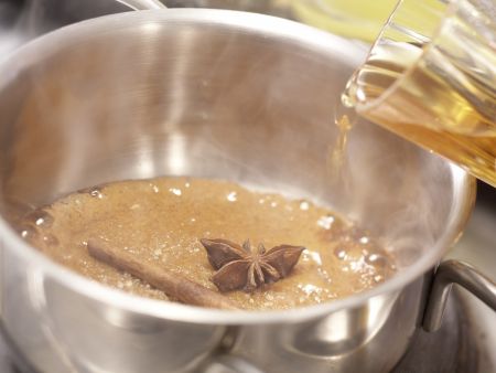 Dattelpudding auf Orangenkompott Zubereitung Schritt 8 Dattelpudding auf Orangenkompott Zubereitung Schritt 8