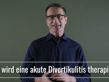 Wie wird eine akute Divertikulitis therapiert?
