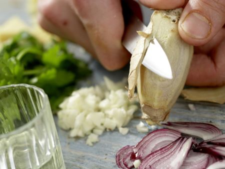 Drei Köstlichkeiten: Zubereitung Schritt 3 Drei Köstlichkeiten: Zubereitung Schritt 3