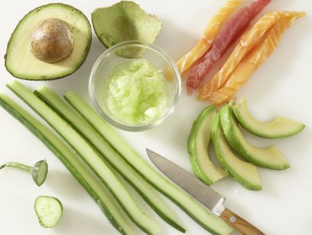 Easy Maki-Rollen Zubereitung Schritt 5 Easy Maki-Rollen Zubereitung Schritt 5