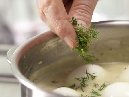 Eier in Senf-Dill-Sauce Zubereitung Schritt 7 Eier in Senf-Dill-Sauce Zubereitung Schritt 7