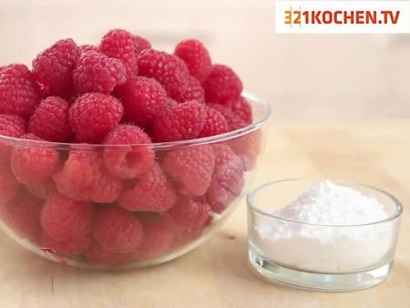 Einfache Himbeersauce