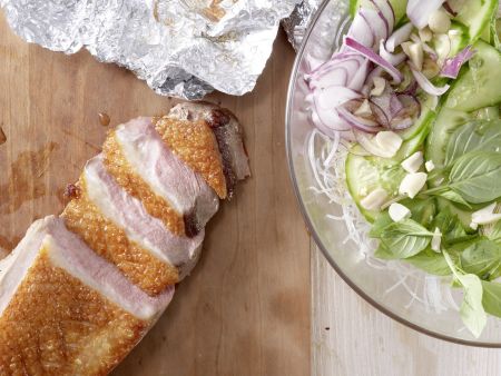 Entenbrust auf Glasnudelsalat Zubereitung Schritt 8 Entenbrust auf Glasnudelsalat Zubereitung Schritt 8