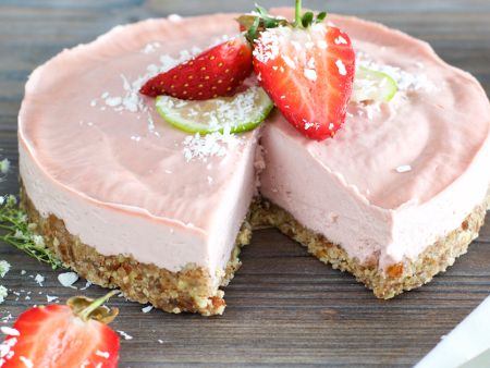 Erdbeer-Creme-Torte ohne Backen