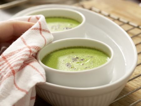 Erbsen-Flan Zubereitung Schritt 10 Erbsen-Flan Zubereitung Schritt 10