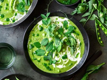 Erbsencremesuppe