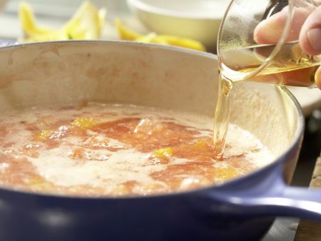 Erdbeer-Orangen-Marmelade Zubereitung Schritt 6 Erdbeer-Orangen-Marmelade Zubereitung Schritt 6