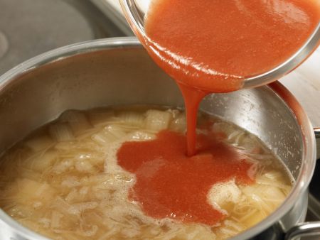 Erdbeer-Rhabarber-Grütze Zubereitung Schritt 6 Erdbeer-Rhabarber-Grütze Zubereitung Schritt 6