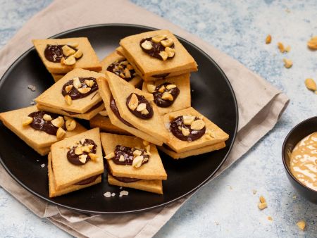 Erdnuss-Schoko-Rauten