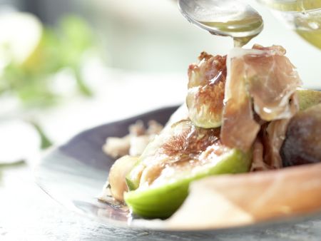 Feigen auf Parmaschinken Zubereitung Schritt 5 Feigen auf Parmaschinken Zubereitung Schritt 5